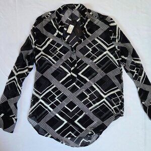 rag & bone “Scarlet” Blouse – Black Multi (Size S) - New with Tags!
